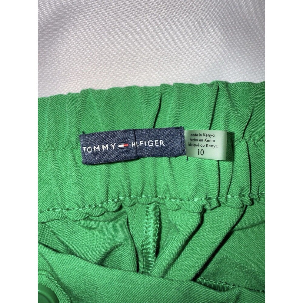 Tommy Hilfiger Women's Kelly Green Ankle Dress Pants Stretch Career Trouser Sz10 - Picture 3 of 9